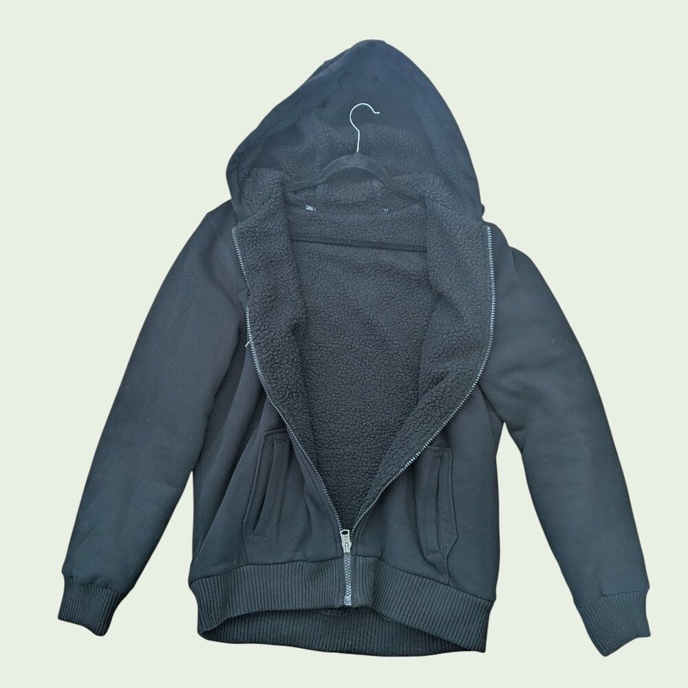 Men's Fleece Lined Hoodie - Size XL